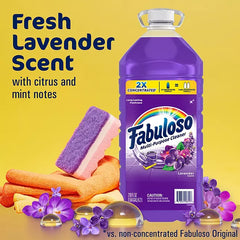 Fabuloso 2X Concentrated Multi-Purpose Cleaner, Lavender Scent, 210 fl. oz.