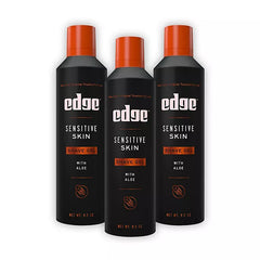 Edge Sensitive Skin Shaving Gel for Men – 9.5 oz, 3 Pack