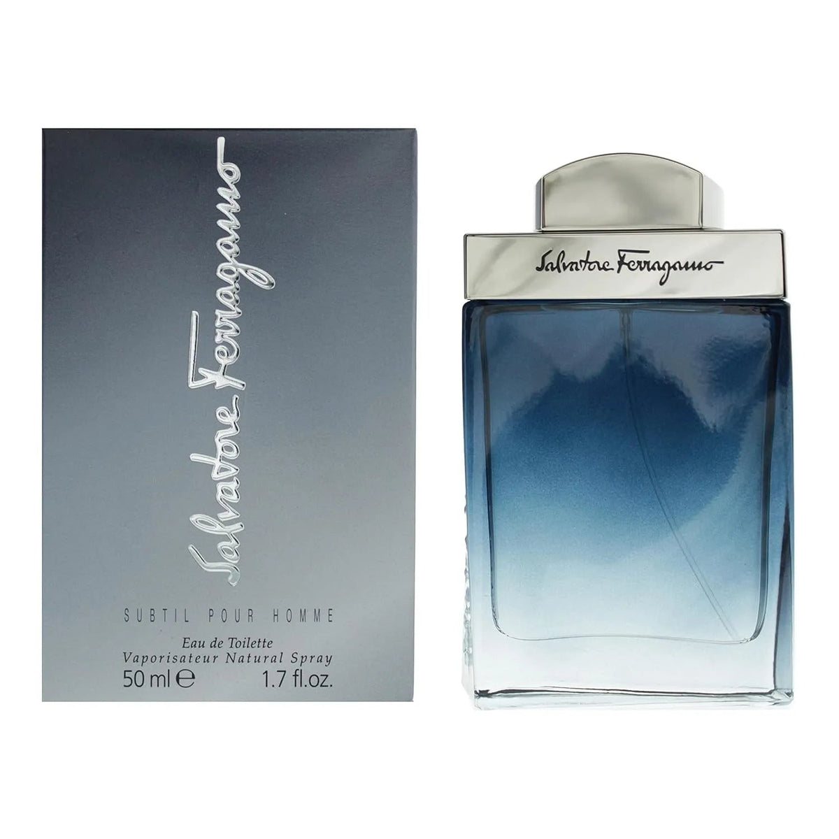 Ferragamo Subtil Eau De Toilette Spray For Men, 3.4 Ounce