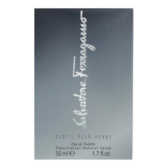 Ferragamo Subtil Eau De Toilette Spray For Men, 3.4 Ounce