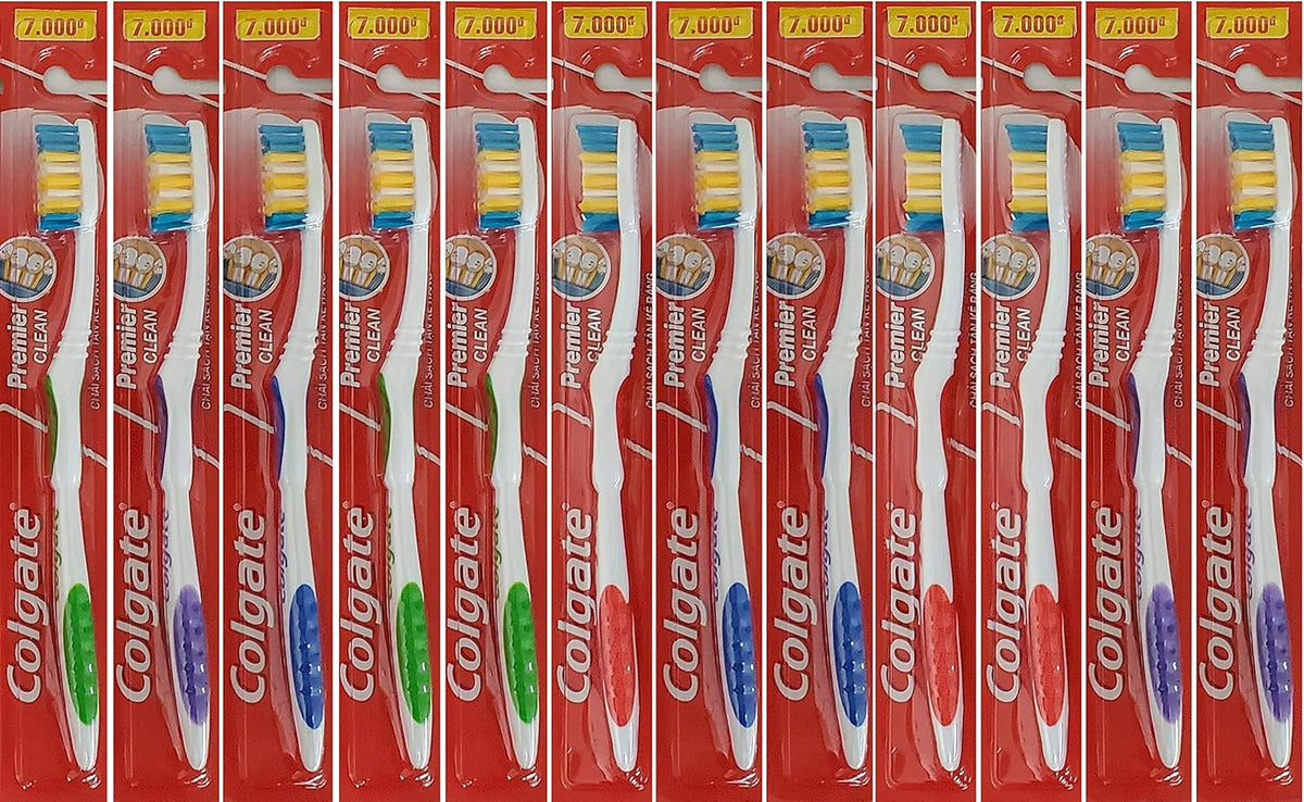 Colgate Toothbrushes Premier Extra Clean(12 Toothbrushes)