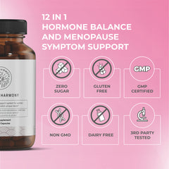 Happy Mammoth Hormone Harmony – 72 Capsules | Natural Hormone Balance for Women