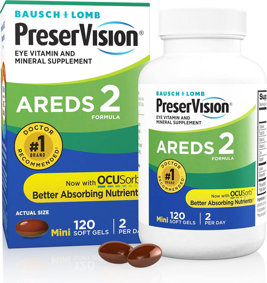 PreserVision 210ct AREDS 2 Formula – Bausch + Lomb Eye Vitamins