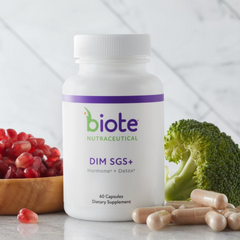 BioTE Nutraceuticals DIM SGS+ – Hormone Balance & Detox Support | 60 Capsules