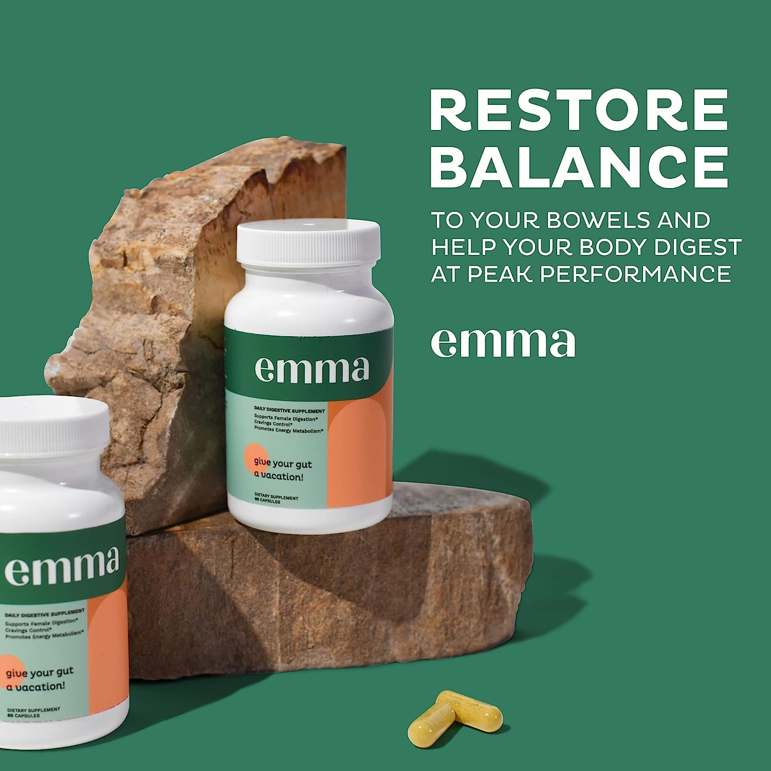 Emma Gut Health  Gas & Bloating Relief Constipation Leaky Gut Repair - Ballimart