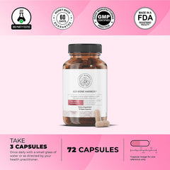 Happy Mammoth Hormone Harmony – 72 Capsules | Natural Hormone Balance for Women