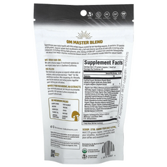 Organic Mushroom Nutrition Master Blend Mushrooms & Adaptogens 3.17 oz Pwdr Om Master Blend