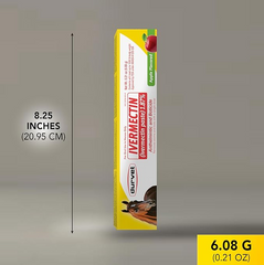 Ivermectin Paste Dewormer - 6.08g dose @ 1.87%-Apple Flavored, 3 Count Ivermectin