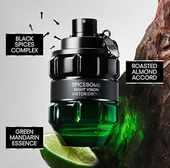 Viktor&Rolf - Spicebomb Nightvision Eau de Toilette - Warm, Spicy & Fresh - Cologne for Men - with Notes of Bergamot Citrus, Black Spices & Rosemary Viktor & Rolf