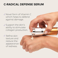 C-RADICAL Defense Antioxidant Serum | Anti-Aging Vitamin C Formula | Fights Free Radicals & Improves Skin Texture