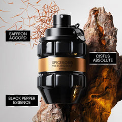 Spicebomb Extreme Eau de Parfum for Men – Viktor&Rolf | 90ml | Woody & Spicy Cologne with Amber & Vanilla Notes