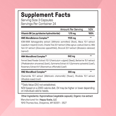 Happy Mammoth Hormone Harmony – 72 Capsules | Natural Hormone Balance for Women